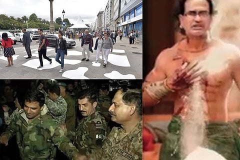 Trending in TN: Spanish city unveils ‘cow walk’, Madhya Pradesh CM’s new avatar and Indo-Pak soldiers go balle, balle in Russia