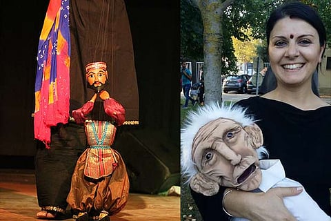 From a previous show, (right) Sabrina