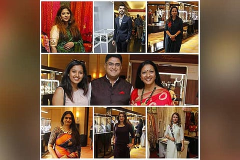 Centre : Bhavia, Bharath Joshi and Bhakthi and other participants at the event