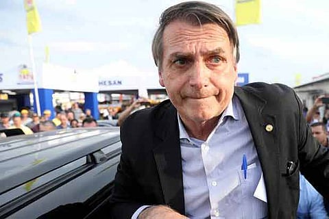 Brazil's far-right presidential frontrunner Jair Bolsonaro