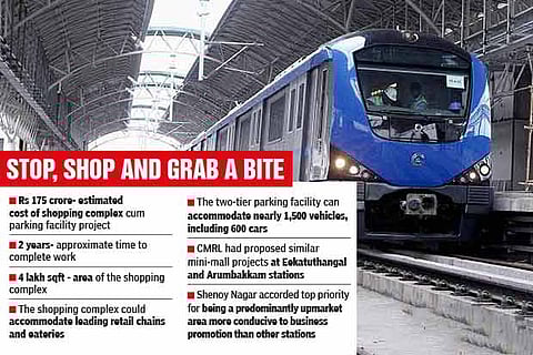 Soon, Metro mall to come up at Shenoy Nagar station