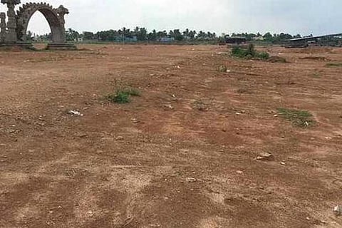 The site for the proposed bus terminus in Kilambakkam