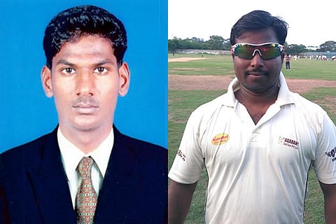 (L) M Pradeep, (R) V Dinakaran
