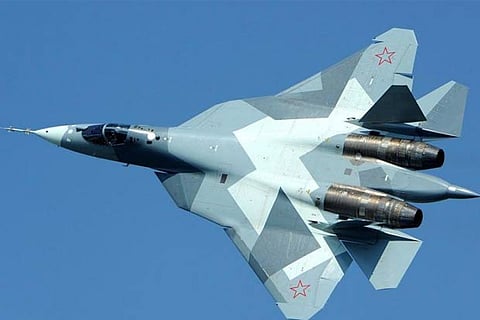 Russia's Su-57 stealth fighter jet