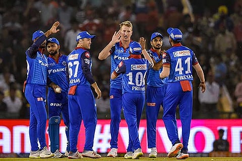 Gayle-less KXIP manage 166/9 against Delhi Capitals