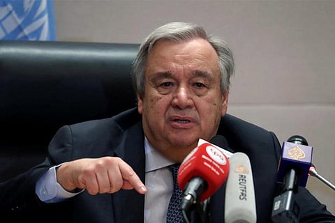 UN Secretary General Antonio Guterres