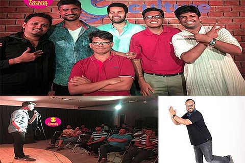 At stand-up comedy shows held recently in the city; Praveen Kumar, Tamil stand-up comedian