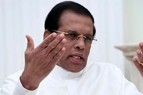 Sri Lanka's President Maithripala Sirisena