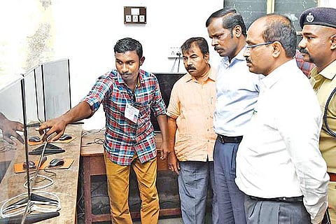 Officials conduct investigation after the incident was reported