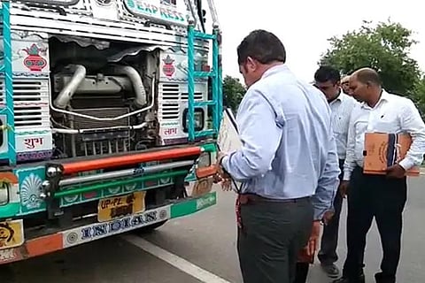 Unnao truck collision: Why was the number plate blackened?
