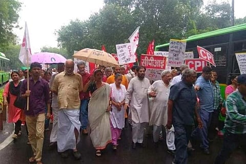 Govt move on Article 370 'murder of democracy', 'attack'  on Indian constitution: Left parties