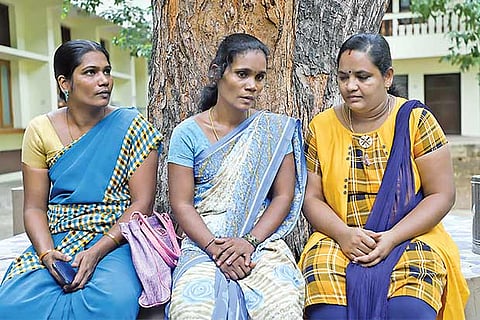 The women who were rescued from Kuwait