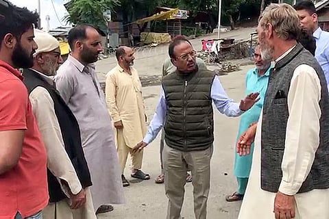 NSA Doval visits Jammu-Kashmir, interacts with Kashmiris over lunch
