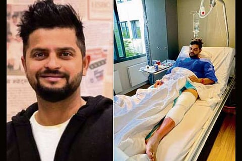 Raina out for 4-6 weeks after undergoing knee surgery