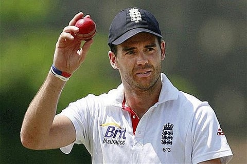 England fast bowler James Anderson
