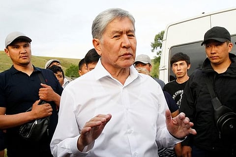 Kyrgyz former President Almazbek Atambayev. File photo: Reuters