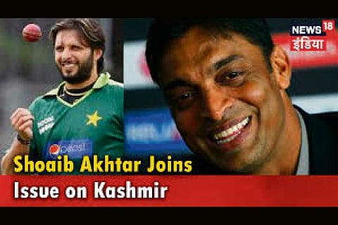 Akhtar echoes Sarfaraz, Afridi's calls on Kashmir
