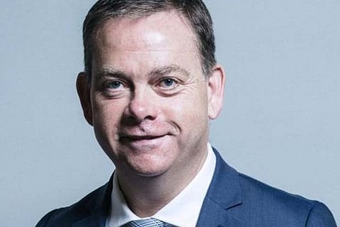 Britain's Sports Minister Nigel Adams