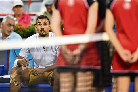 Nick Kyrgios fined for Cincinnati Masters meltdown