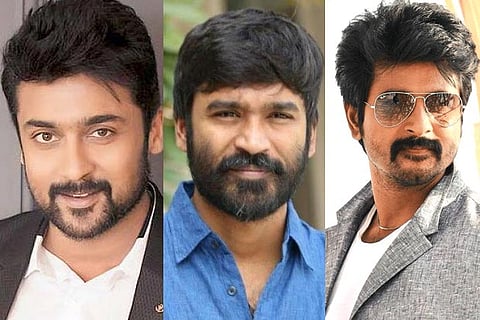 Suriya, Dhanush and Sivakarthikeyan
