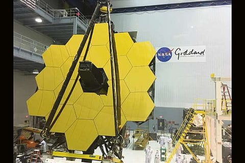 NASA's James Webb Space Telescope fully assembled