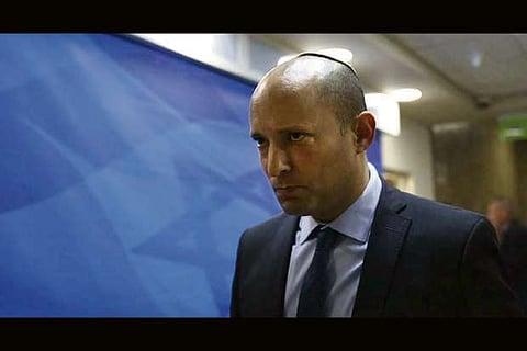 Defence Minister Naftali Bennett, Image courtesy: Twitter - @Titi_6663