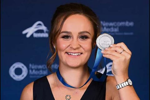 Ash Barty wins Australia's top tennis award