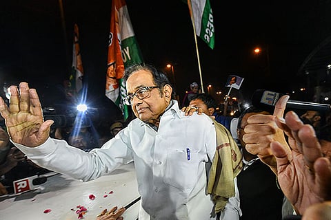 Chidambaram walks out of Tihar after 106 days, says not a single charge framed against him