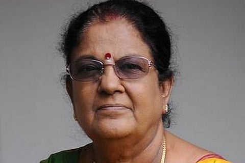 Nirmala Prasad, Former principal of MOP Vaishnav College