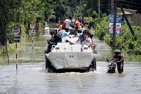 Sri Lankan floods (Image courtesy: Reuters)