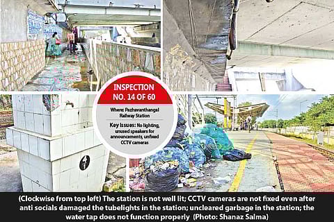 Pazhavanthangal stn poses risks to public sans lights and CCTVs