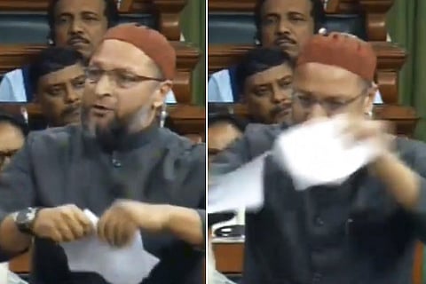 Amid heated debate, Owaisi tears Citizenship Bill in Lok Sabha