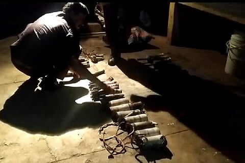 Most of the seized shells were either burnt or diffused