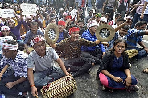 CAB protest: Government accuses Congress of instigating violence in northeast, Congress MPs walk out in protest