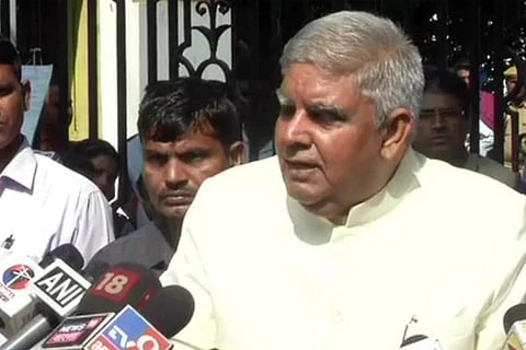 Jagdeep Dhankhar, West Bengal Governor (Photo courtesy: ANI)
