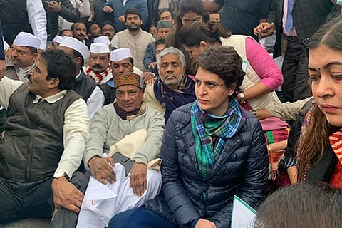 Each Congress worker will fight against citizenship law: Priyanka after protest