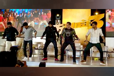Salman, Prabhudeva, Sudeep groove to 'Munna Badnam' in Chennai