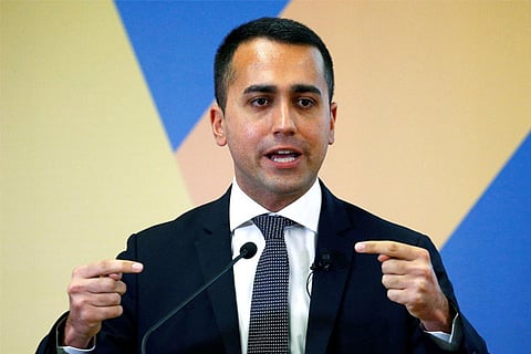 Italy's Foreign Minister Luigi Di Maio
