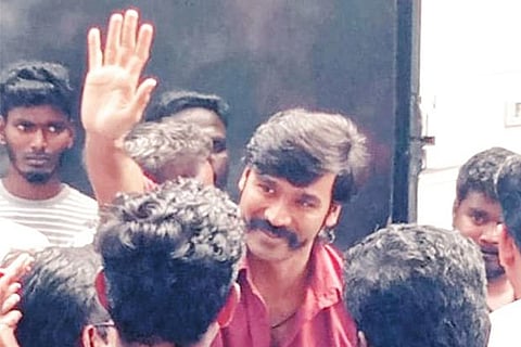 A scene from Dhanush’s next gets leaked online
