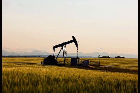 Oil hovers near three-month highs on trade deal progress, set for third weekly rise