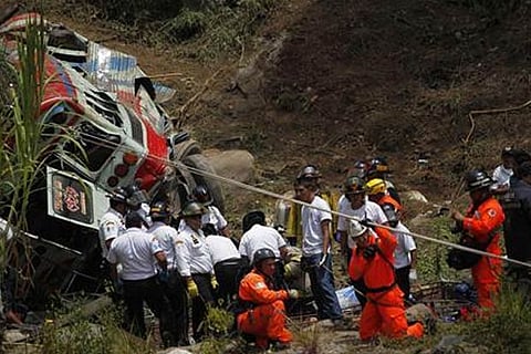 Guatemala bus crash kills at least 20 people
