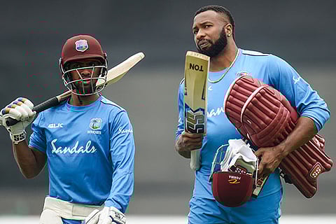 Nicholas Pooran and Kieron Pollard