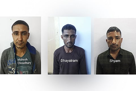 Three held for burgling Rs 7 lakh from textile shop