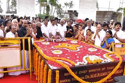 Tributes paid to MGR on his 32nd death anniversary