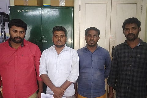 (From left) Ayyappan, Babu, Lakshmanan and Suresh