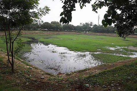 The Mangal Eri is a rain-fed water body