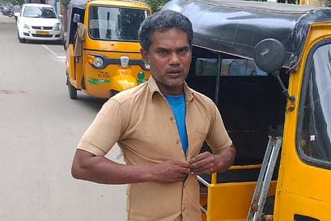 A Sardar Khan (45), auto-rickshaw driver
