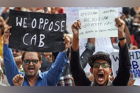 Protesters detained outside UP Bhawan