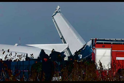 Russia to examine crashed Kazakh plane's flight recorder