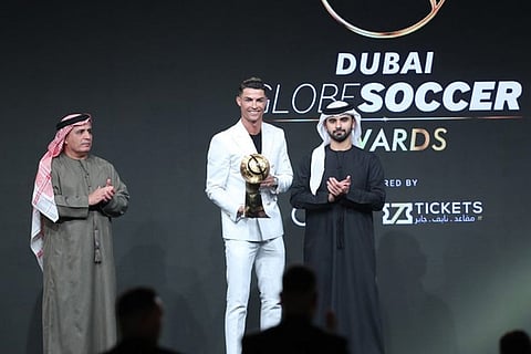 Ronaldo bags Dubai Globe Soccer Awards' best men's player